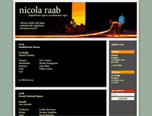 Tablet Screenshot of nicola-raab.de